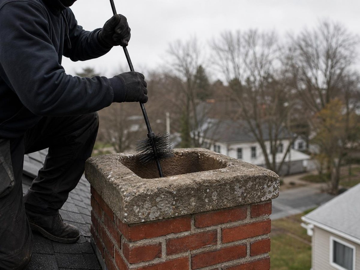 Prescott Point Chimney Repair work in Belmont